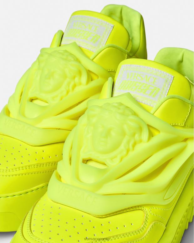 esso Versace uomini scarpe da ginnastica Odissea lime JT08Z1537 scarpa