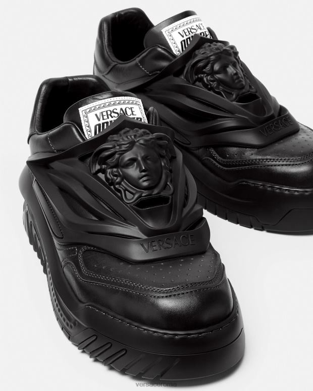 esso Versace uomini scarpe da ginnastica Odissea nero JT08Z1519 scarpa