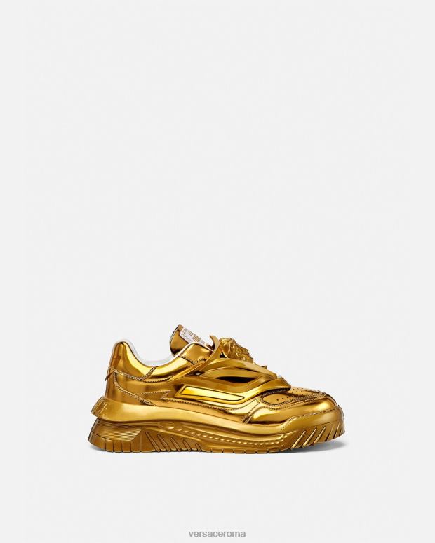 esso Versace uomini scarpe da ginnastica Odissea oro JT08Z1521 scarpa