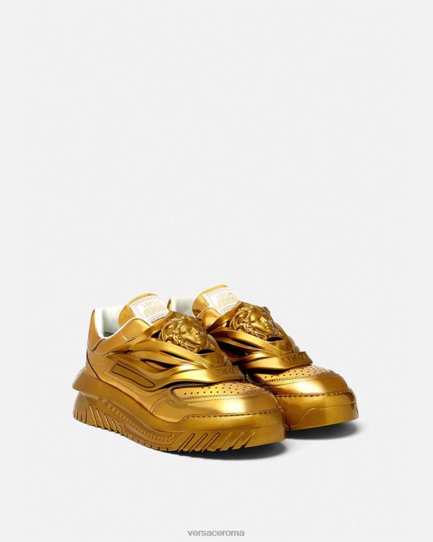 esso Versace uomini scarpe da ginnastica Odissea oro JT08Z1521 scarpa