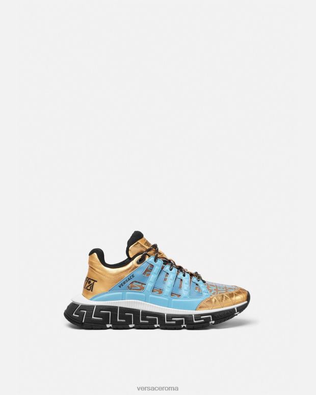 esso Versace uomini scarpe da ginnastica trigreca multicolore JT08Z1511 scarpa