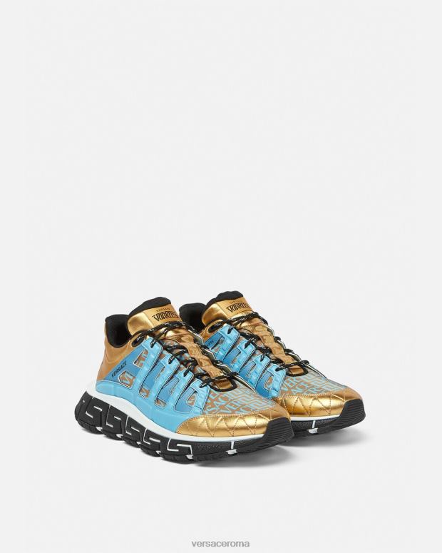 esso Versace uomini scarpe da ginnastica trigreca multicolore JT08Z1511 scarpa