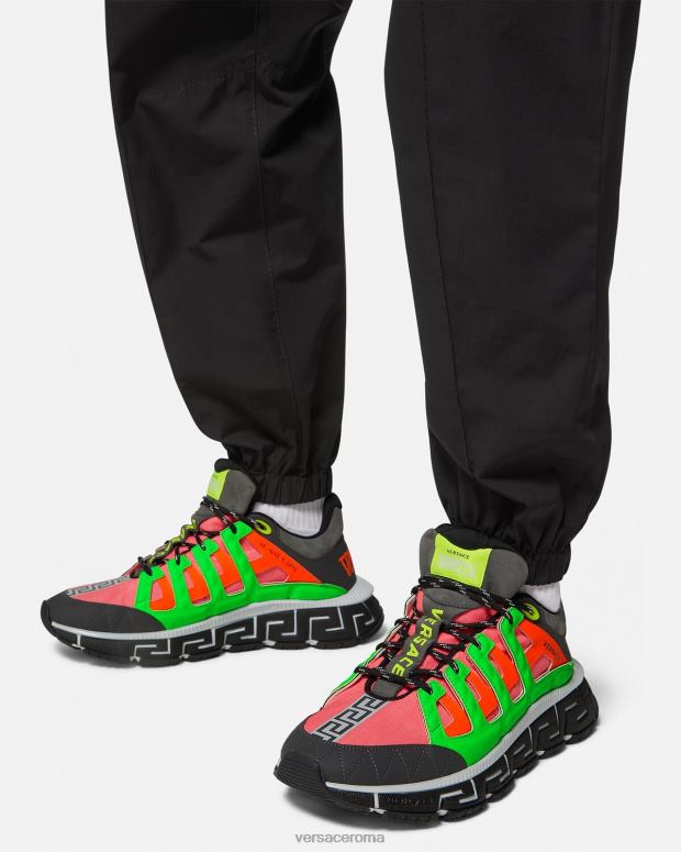 esso Versace uomini scarpe da ginnastica trigreca multicolore JT08Z1545 scarpa