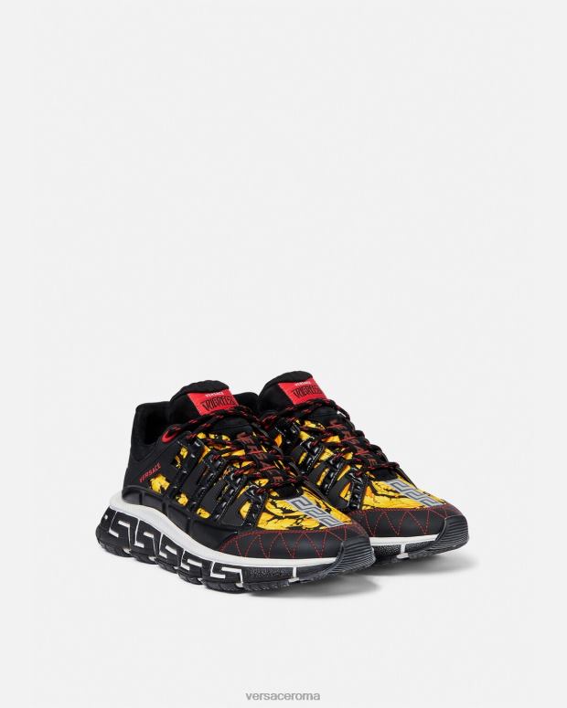 esso Versace uomini scarpe da ginnastica trigreca stampa JT08Z1528 scarpa