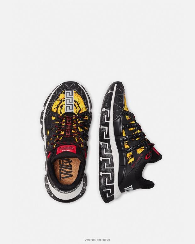 esso Versace uomini scarpe da ginnastica trigreca stampa JT08Z1528 scarpa