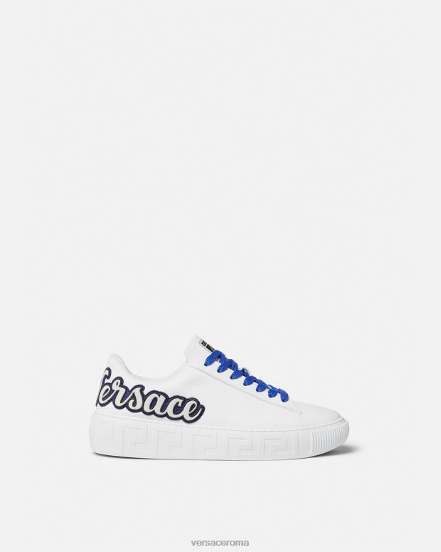 esso Versace uomini scarpe da ginnastica varsity greca un colore JT08Z1557 scarpa