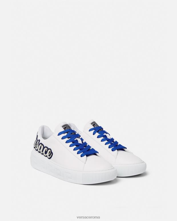 esso Versace uomini scarpe da ginnastica varsity greca un colore JT08Z1557 scarpa