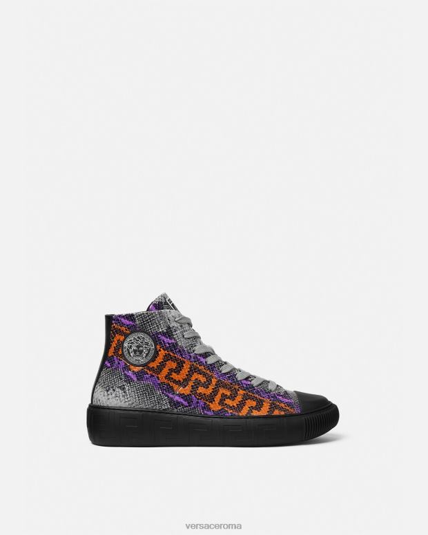 esso Versace uomini sneakers stampa pitone greca un colore JT08Z1554 scarpa