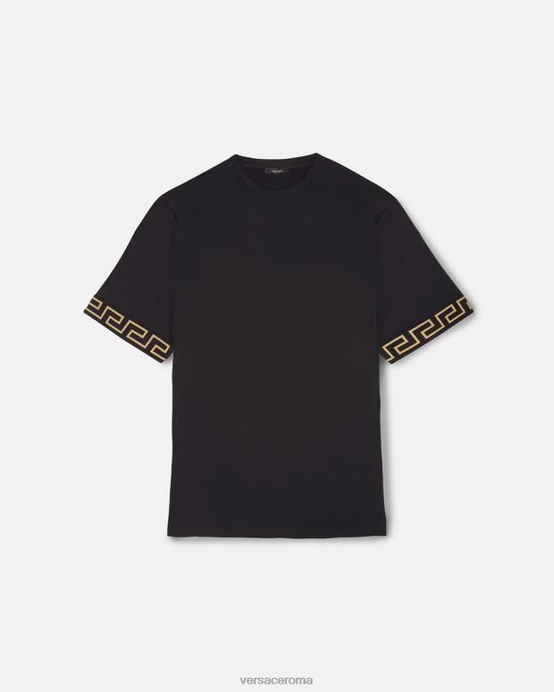 esso Versace uomini top da palestra greca nero JT08Z1454 vestiario