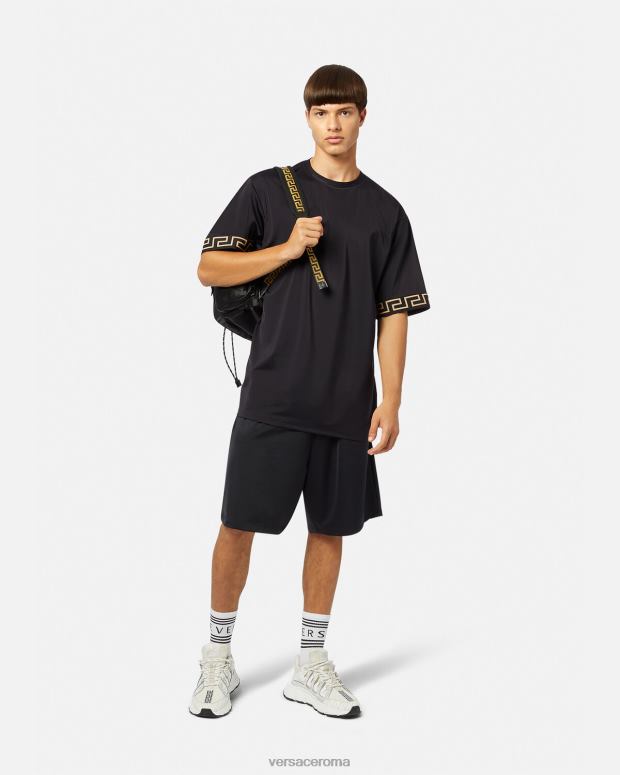 esso Versace uomini top da palestra greca nero JT08Z1454 vestiario