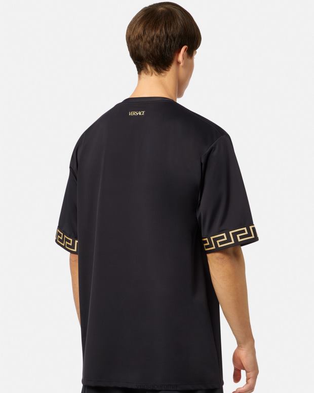 esso Versace uomini top da palestra greca nero JT08Z1454 vestiario