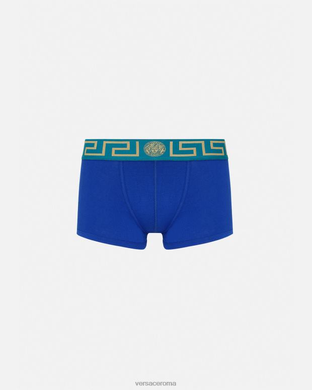 esso Versace uomini tronchi di confine greca blu JT08Z1745 biancheria intima e costumi da bagno
