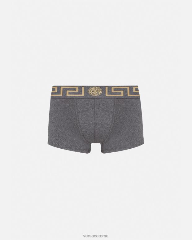 esso Versace uomini tronchi di confine greca grigio JT08Z1759 biancheria intima e costumi da bagno
