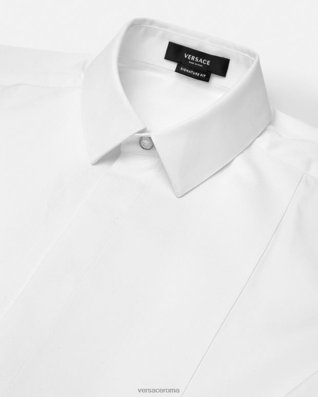 esso Versace uomini camicia da smoking formale bianco JT08Z1301 vestiario