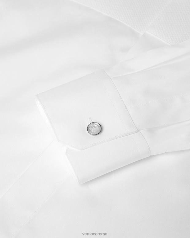 esso Versace uomini camicia da smoking formale bianco JT08Z1301 vestiario