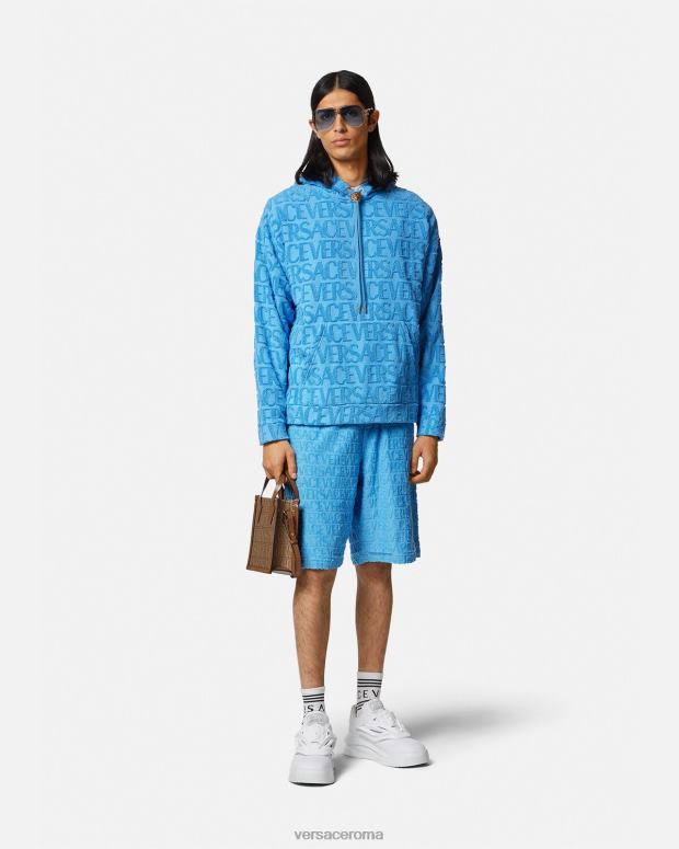 esso Versace uomini felpa con cappuccio in asciugamano un colore JT08Z1412 vestiario