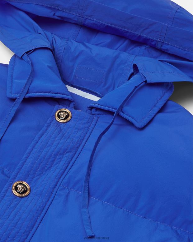 esso Versace uomini Piumino in blouson con medusa blu JT08Z1253 vestiario