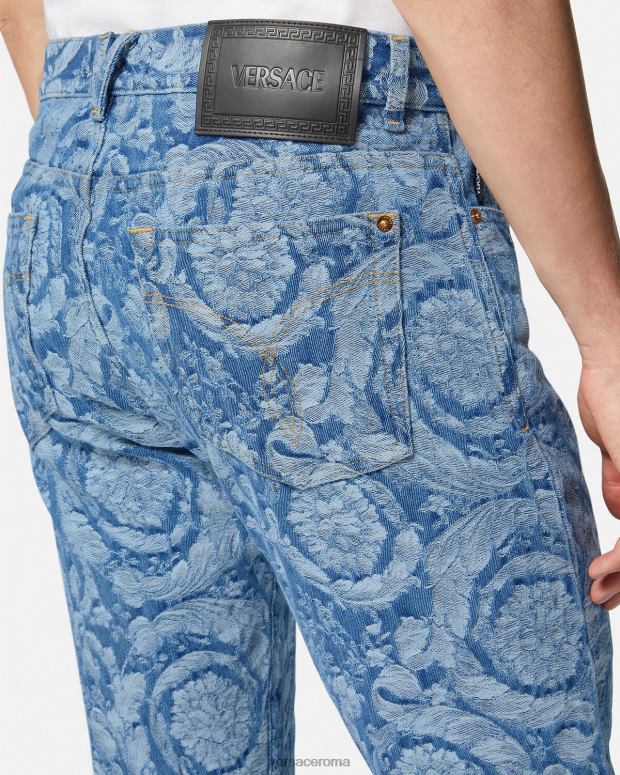 esso Versace uomini Jeans dalla silhouette barocca planimetria JT08Z1448 vestiario